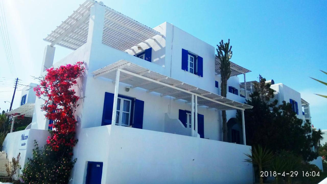 Nicos Studios & Apartments Logaras Eksteriør billede